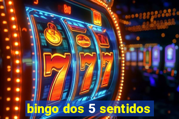 bingo dos 5 sentidos